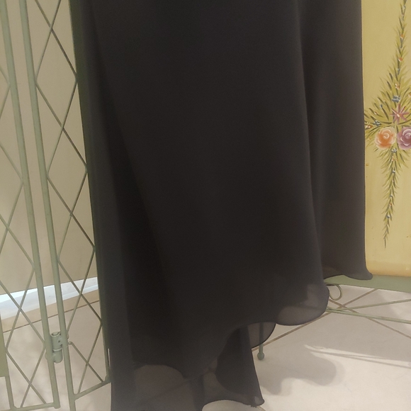 Be Smart VINTAGE Formal Black Hi-Low Dress - Picture 4 of 7